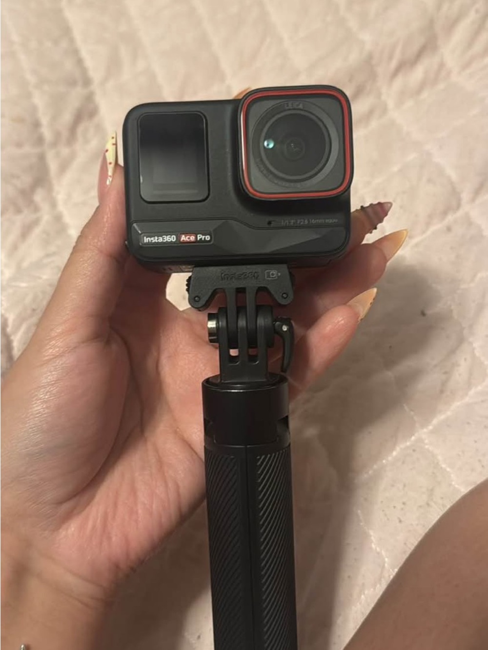 Ace Pro Black Action Camera with Wide-Angle Lens